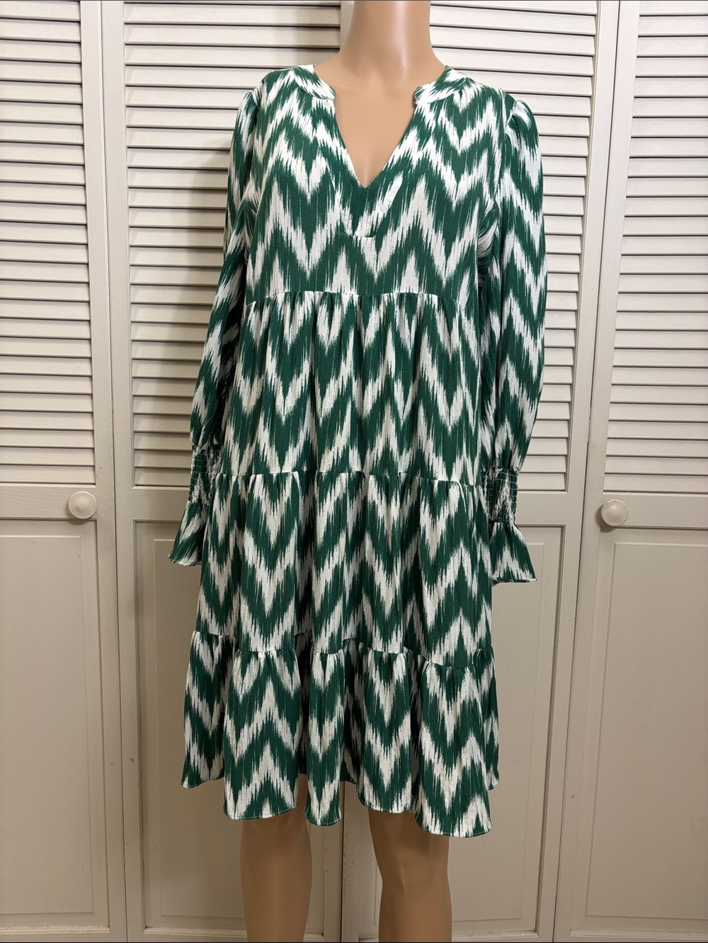 Tuckernuck Pomander Place Green Ikat Kenzo Dress Medium